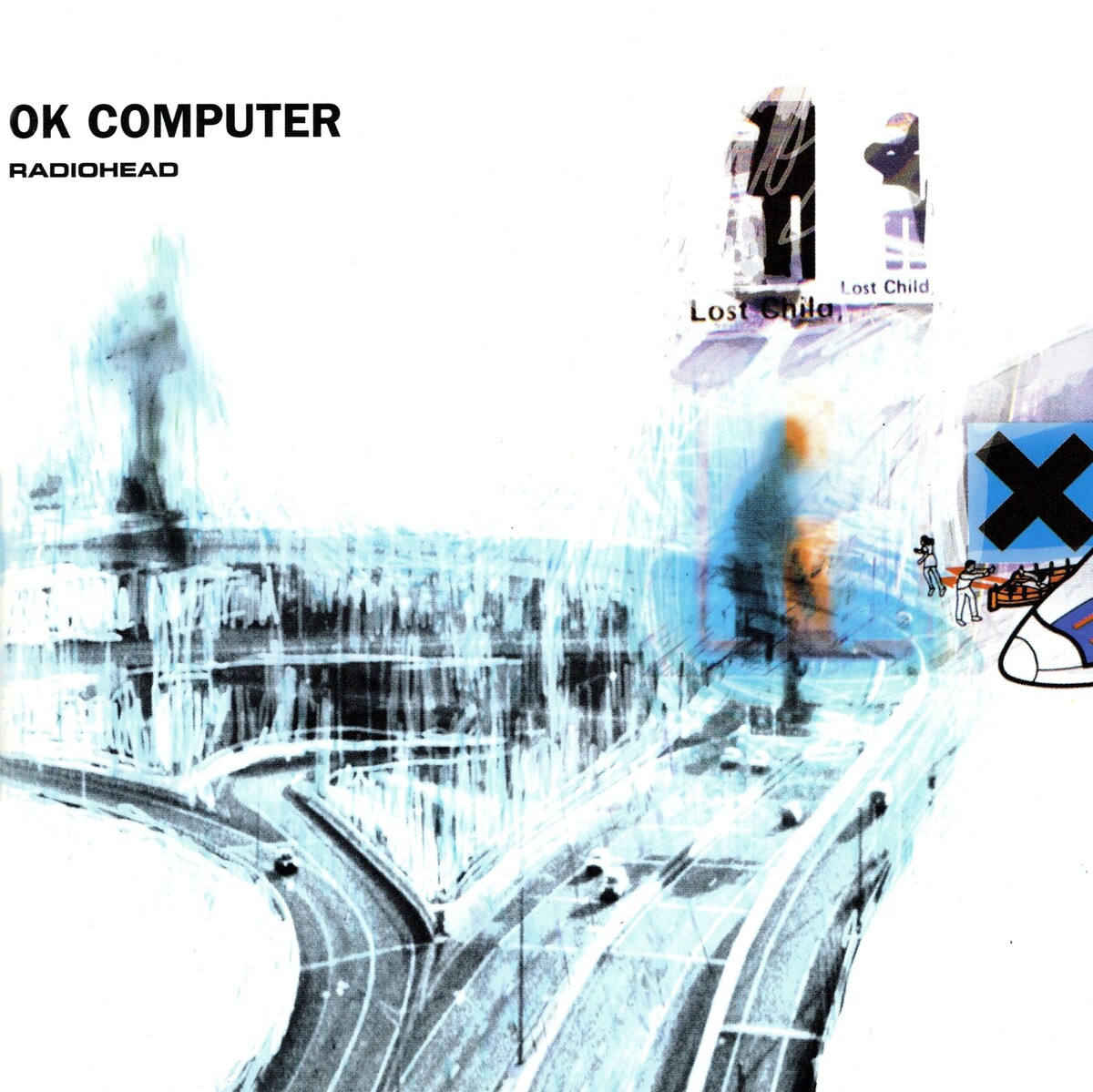 Radiohead OK Computer vinyl record at Blackmoon Listening Bar Beijing