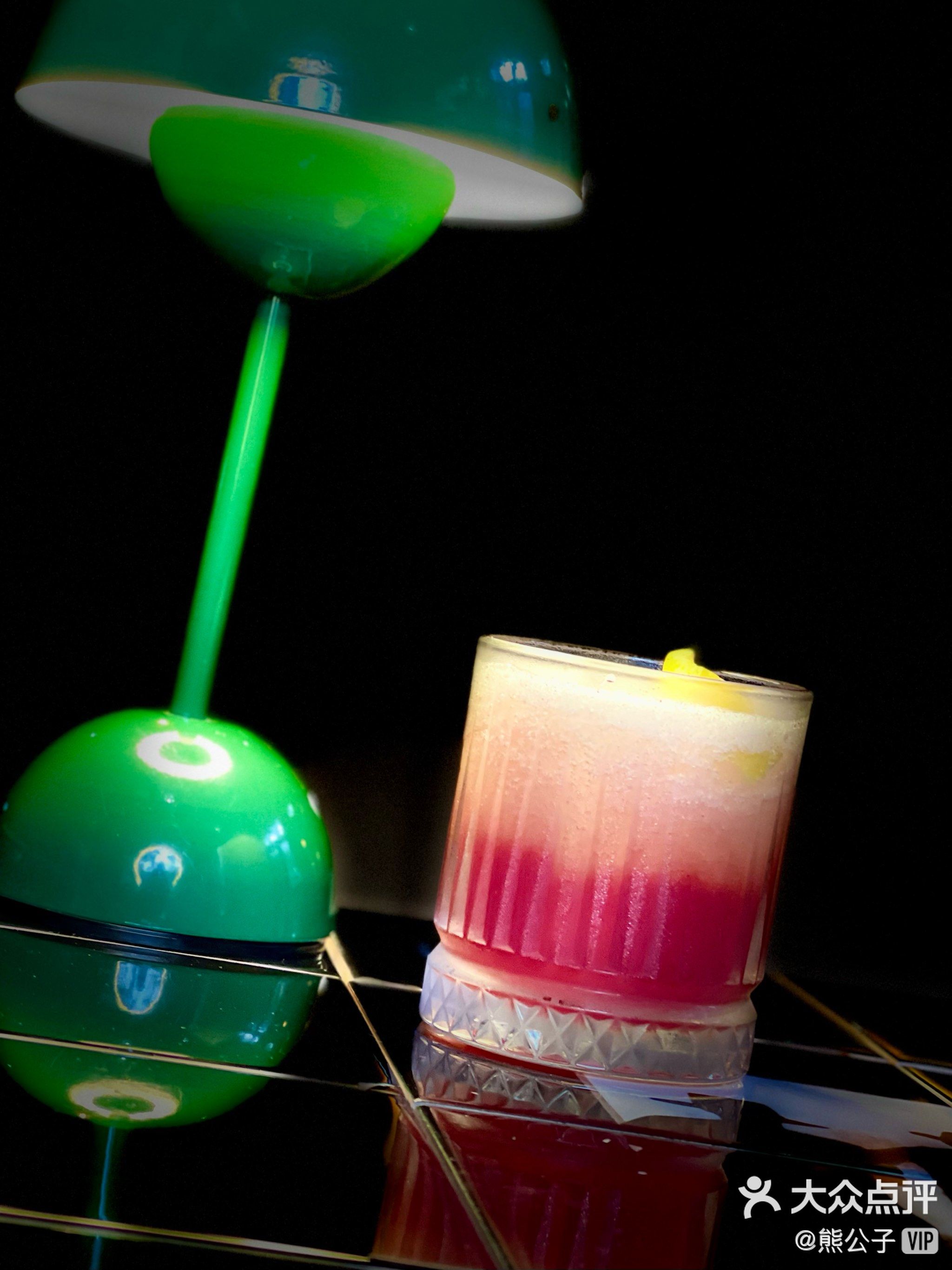 Signature cocktail served at Blackmoon Listening Bar Beijing hutong