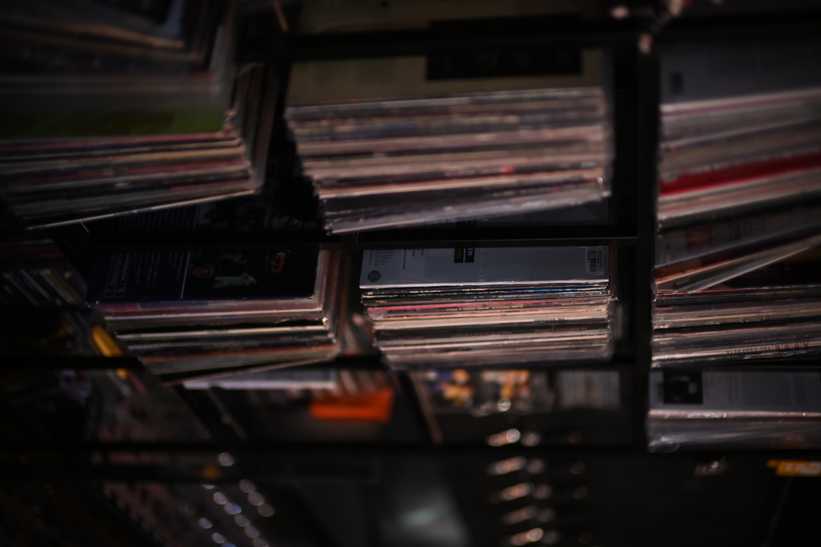 Bar detail and vinyl collection Blackmoon Beijing